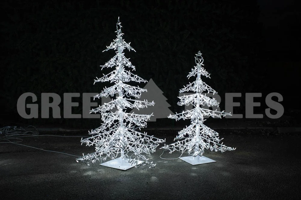 Световая малая ель, высота 2 м