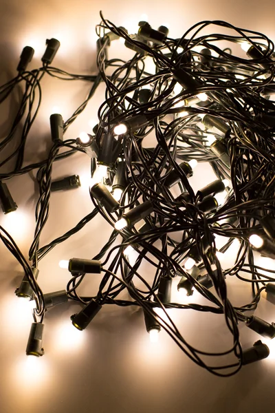 Новогодняя гирлянда, цвет: теплый белый, 10м