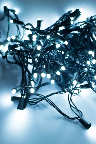 Новогодняя гирлянда, цвет: холодный белый, 10м