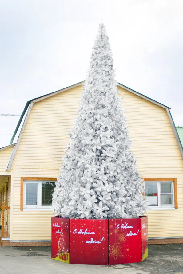 Сосна праздничная Альпийская искусственная белая